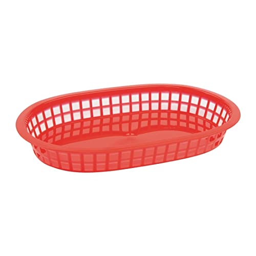 PP Food Basket Red - 275x175mm 10 1/2x7" (Pack 6) von Olympia