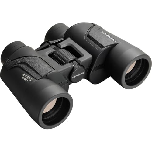 OM SYSTEM 8x40 Explorer S Porroprismen-Fernglas mit 59,7 Grad Blickwinkel, schwarz von OM SYSTEM