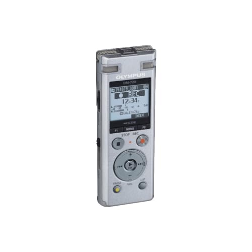 Olympus DM-720 hochwertiges digitales Diktiergerät mit TRESMIC, fortschrittlicher Wiedergabe, direktem USB, Zoom-Mikrofon, intelligentem Auto-Modus, Noise Cancel, Transkriptionsmodus und 4 GB Speicher Olympus DM-720 hochwertiges digitales Diktiergerät mit TRESMIC, fortschrittlicher Wiedergabe, direktem USB, Zoom-Mikrofon, intelligentem Auto-Modus, Noise Cancel, Transkriptionsmodus und 4 GB Speicher von Olympus