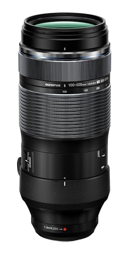 Olympus M.Zuiko DIGITAL ED 100-400mm F5.0-6.3 IS, Supertelezoom, geeignet für alle MFT-Kameras (Olympus OM-D- und Pen-Modelle, Panasonic G-Serie), schwarz von Olympus