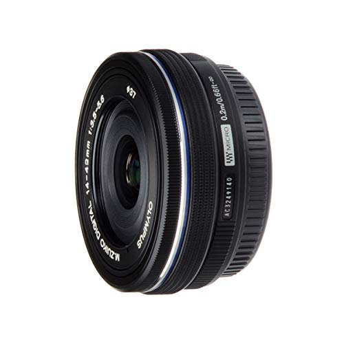 Olympus M.Zuiko Digital ED 14-42 mm F3.5-5.6 EZ Objektiv für Micro Four Thirds Kamera (schwarz) V314070BU000 von Olympus