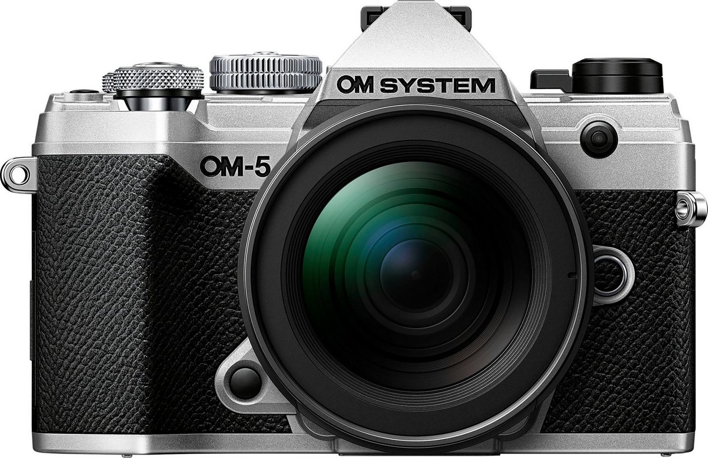 Olympus OM-5 1245 Kit Systemkamera (M.Zuiko Digital ED 12‑45mm F4 PRO, 20,4 MP, Bluetooth, WLAN (Wi-Fi) von Olympus