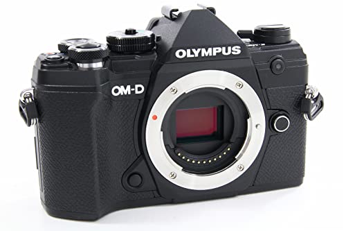 Olympus OM-D E-M1 Mark III Micro Four Thirds Systemkamera Gehäuse, 20 MP Sensor, 5-Achsen Bildstabilisierung, Leistungsstarker Autofokus, 4K Video, Wi-Fi, Bluetooth, Schwarz von Olympus