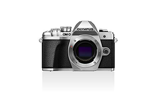 Olympus OM-D E-M10 Mark III Micro Four Thirds Systemkamera, 16 Megapixel, Bildstabilisator, elektronischer Sucher, 4K-Video, silber von Olympus