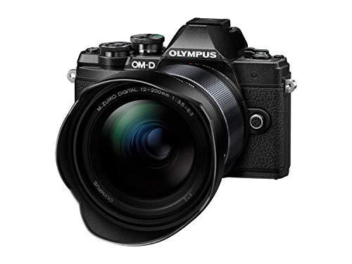 Olympus OM-D E-M10 Mark III Systemkamera (16 Megapixel, 5-Achsen Bildstabilisator, elektronischer Sucher, 4K, WLAN, nur Gehäuse) schwarz inkl. M.ZUIKO DIGITAL ED 12‑200mm F3.5‑6.3 von Olympus