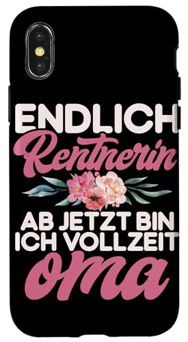Endlich Rentnerin Ab Jezt Bin Ich Vollzeit Oma Rente Hülle für iPhone X/XS Endlich Rentnerin Ab Jezt Bin Ich Vollzeit Oma Rente Hülle für iPhone X/XS von Oma Ruhestand Großmutter Großeltern Rente Geschenk