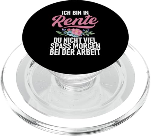 Ich Bin In Rente Du Nicht Viel Spass Morgen Bei Der Arbeit PopSockets PopGrip für MagSafe Ich Bin In Rente Du Nicht Viel Spass Morgen Bei Der Arbeit PopSockets PopGrip für MagSafe von Oma Ruhestand Großmutter Großeltern Rente Geschenk