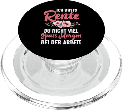 Ich Bin In Rente Du Nicht Viel Spaß Morgen Bei Der Arbeit PopSockets PopGrip für MagSafe Ich Bin In Rente Du Nicht Viel Spaß Morgen Bei Der Arbeit PopSockets PopGrip für MagSafe von Oma Ruhestand Großmutter Großeltern Rente Geschenk