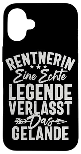 Rentnerin Eine Echte Legende Verlasst Das Gelande Pension Hülle für iPhone 16 Plus Rentnerin Eine Echte Legende Verlasst Das Gelande Pension Hülle für iPhone 16 Plus von Oma Ruhestand Großmutter Großeltern Rente Geschenk