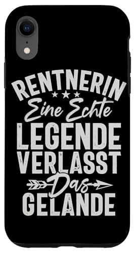 Rentnerin Eine Echte Legende Verlasst Das Gelande Pension Hülle für iPhone XR Rentnerin Eine Echte Legende Verlasst Das Gelande Pension Hülle für iPhone XR von Oma Ruhestand Großmutter Großeltern Rente Geschenk