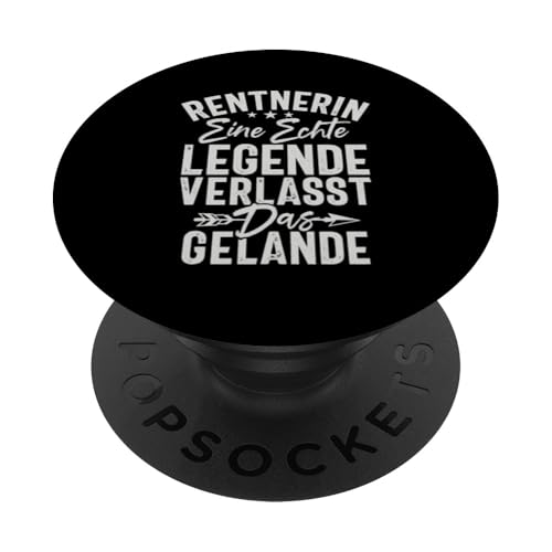 Rentnerin Eine Echte Legende Verlasst Das Gelande Pension PopSockets Klebender PopGrip Rentnerin Eine Echte Legende Verlasst Das Gelande Pension PopSockets Klebender PopGrip von Oma Ruhestand Großmutter Großeltern Rente Geschenk
