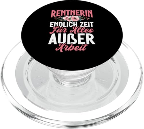 Rentnerin Endlich Zeit Für Alles Außer Arbeit Rentner PopSockets PopGrip für MagSafe Rentnerin Endlich Zeit Für Alles Außer Arbeit Rentner PopSockets PopGrip für MagSafe von Oma Ruhestand Großmutter Großeltern Rente Geschenk