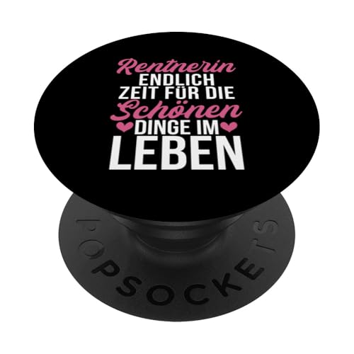 Rentnerin Endlich Zeit Für Die Schönen Dinge Im Leben PopSockets Klebender PopGrip Rentnerin Endlich Zeit Für Die Schönen Dinge Im Leben PopSockets Klebender PopGrip von Oma Ruhestand Großmutter Großeltern Rente Geschenk