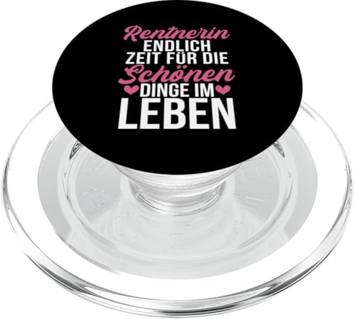 Rentnerin Endlich Zeit Für Die Schönen Dinge Im Leben PopSockets PopGrip für MagSafe Rentnerin Endlich Zeit Für Die Schönen Dinge Im Leben PopSockets PopGrip für MagSafe von Oma Ruhestand Großmutter Großeltern Rente Geschenk