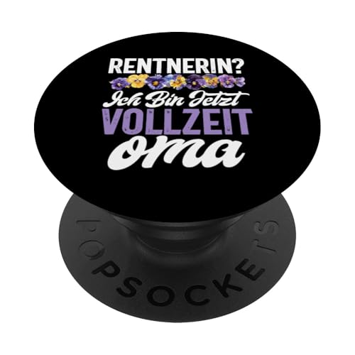 Rentnerin Ich Bin Jetzt Vollzeit Oma Pensionierte Großeltern PopSockets Klebender PopGrip Rentnerin Ich Bin Jetzt Vollzeit Oma Pensionierte Großeltern PopSockets Klebender PopGrip von Oma Ruhestand Großmutter Großeltern Rente Geschenk