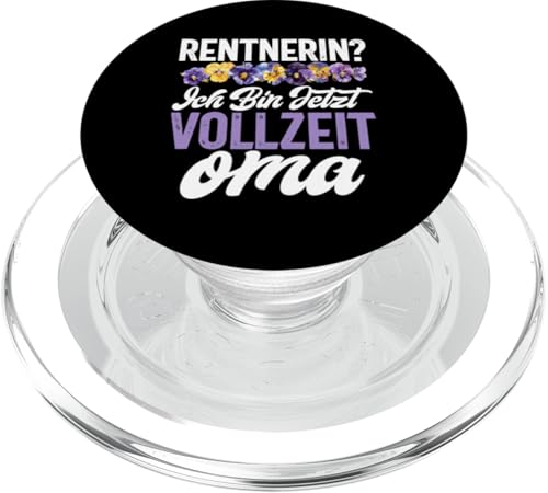 Rentnerin Ich Bin Jetzt Vollzeit Oma Pensionierte Großeltern PopSockets PopGrip für MagSafe Rentnerin Ich Bin Jetzt Vollzeit Oma Pensionierte Großeltern PopSockets PopGrip für MagSafe von Oma Ruhestand Großmutter Großeltern Rente Geschenk