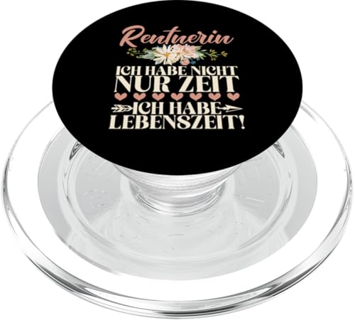 Rentnerin Ich Habe Nicht Nur Zeit Ich Habe Lebenszeit PopSockets PopGrip für MagSafe Rentnerin Ich Habe Nicht Nur Zeit Ich Habe Lebenszeit PopSockets PopGrip für MagSafe von Oma Ruhestand Großmutter Großeltern Rente Geschenk