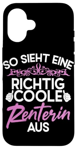 So Sieht Eine Richtig Coole Renterin Aus Pension Ruhestand Hülle für iPhone 16 So Sieht Eine Richtig Coole Renterin Aus Pension Ruhestand Hülle für iPhone 16 von Oma Ruhestand Großmutter Großeltern Rente Geschenk