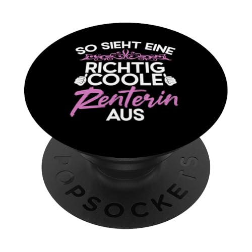 So Sieht Eine Richtig Coole Renterin Aus Pension Ruhestand PopSockets Klebender PopGrip So Sieht Eine Richtig Coole Renterin Aus Pension Ruhestand PopSockets Klebender PopGrip von Oma Ruhestand Großmutter Großeltern Rente Geschenk
