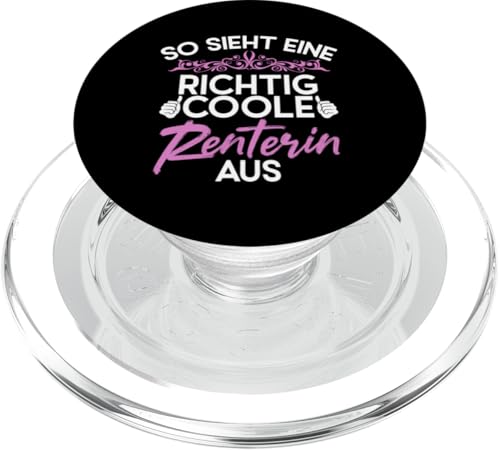 So Sieht Eine Richtig Coole Renterin Aus Pension Ruhestand PopSockets PopGrip für MagSafe So Sieht Eine Richtig Coole Renterin Aus Pension Ruhestand PopSockets PopGrip für MagSafe von Oma Ruhestand Großmutter Großeltern Rente Geschenk