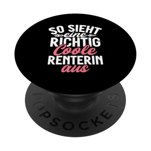 So Sieht Eine Richtig Coole Renterin Aus Pensionierte Oma PopSockets Klebender PopGrip So Sieht Eine Richtig Coole Renterin Aus Pensionierte Oma PopSockets Klebender PopGrip von Oma Ruhestand Großmutter Großeltern Rente Geschenk
