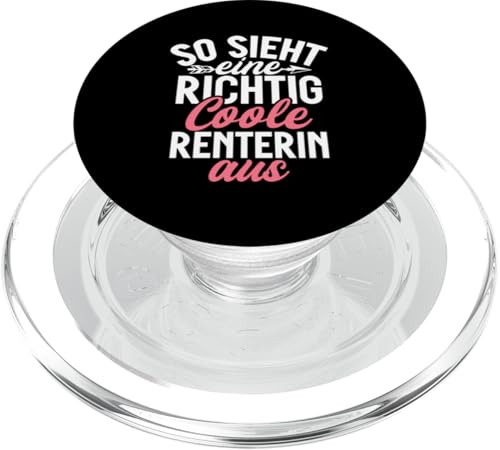 So Sieht Eine Richtig Coole Renterin Aus Pensionierte Oma PopSockets PopGrip für MagSafe So Sieht Eine Richtig Coole Renterin Aus Pensionierte Oma PopSockets PopGrip für MagSafe von Oma Ruhestand Großmutter Großeltern Rente Geschenk