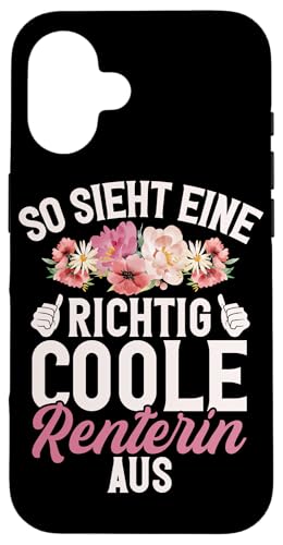 So Sieht Eine Richtig Coole Rentnerin Aus Rente Pension Hülle für iPhone 16 von Oma Ruhestand Großmutter Großeltern Rente Geschenk