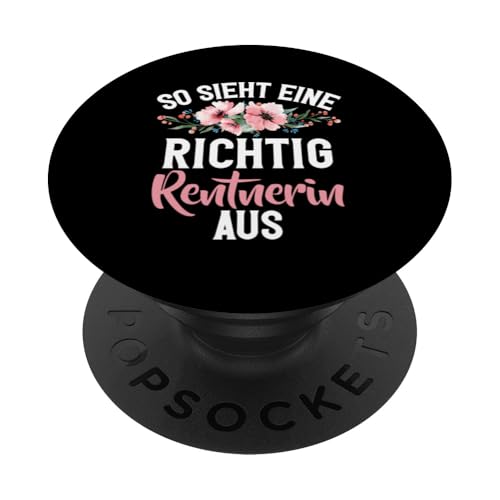 So Sieht Eine Richtig Rentnerin Aus Rentner Pension Großmama PopSockets Klebender PopGrip von Oma Ruhestand Großmutter Großeltern Rente Geschenk