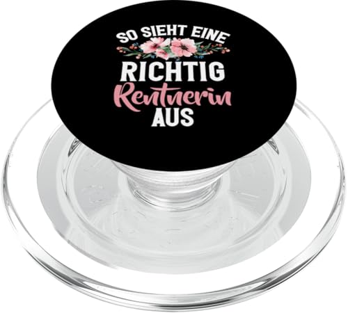 So Sieht Eine Richtig Rentnerin Aus Rentner Pension Großmama PopSockets PopGrip für MagSafe von Oma Ruhestand Großmutter Großeltern Rente Geschenk