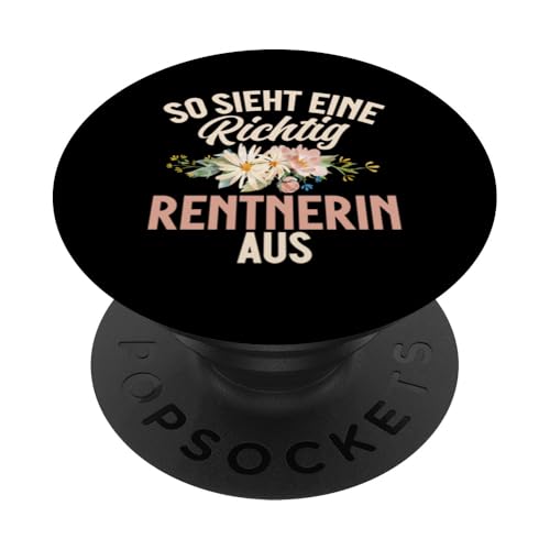 So Sieht Eine Richtig Rentnerin Aus Ruhestand Pension PopSockets Klebender PopGrip So Sieht Eine Richtig Rentnerin Aus Ruhestand Pension PopSockets Klebender PopGrip von Oma Ruhestand Großmutter Großeltern Rente Geschenk