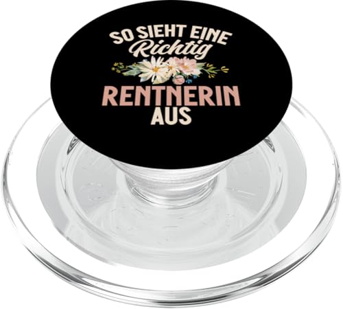 So Sieht Eine Richtig Rentnerin Aus Ruhestand Pension PopSockets PopGrip für MagSafe So Sieht Eine Richtig Rentnerin Aus Ruhestand Pension PopSockets PopGrip für MagSafe von Oma Ruhestand Großmutter Großeltern Rente Geschenk