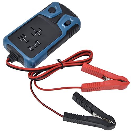 Auto-Relais-Tester, einfach zu bedienendes tragbares Relais-Tester-Kit 12-V-Batterie-Multifunktions-Testwerkzeug für Autobatterien(Schwarz) von Omabeta
