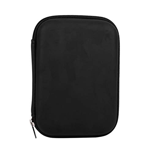 Omabeta Kabel-Kopfhörertasche Digitale Aufbewahrungstasche 3 Farben Eva-Material Reisen Verwendung zur Aufbewahrung von Daten Kabel-Kopfhörer(Black) von Omabeta