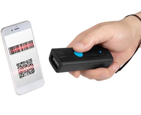 Mini-Barcode-Scanner, 3-in-1, tragbar, kabellos, High-Speed-Lesegerät, 1D, 2D, QR, 2,4 G, Taschen-Scanning, funktioniert mit Windows, Android, iOS, Tablets, Computern Mini-Barcode-Scanner, 3-in-1, tragbar, kabellos, High-Speed-Lesegerät, 1D, 2D, QR, 2,4 G, Taschen-Scanning, funktioniert mit Windows, Android, iOS, Tablets, Computern von Omana