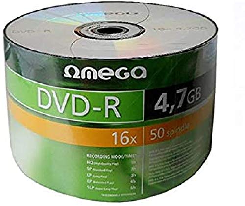 Omega 50 x DVD-R 4, 7 GB 16 x (Spindel) [40933] von Omega
