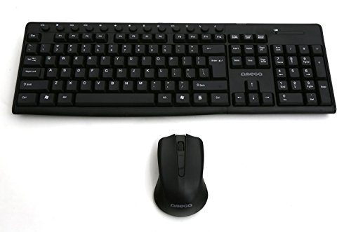 OMEGA OKM071B Wireless Set - Tastatur + Maus 2,4 GHz 1200 DPI, English Version - schwarz OMEGA OKM071B Wireless Set - Tastatur + Maus 2,4 GHz 1200 DPI, English Version - schwarz von Omega
