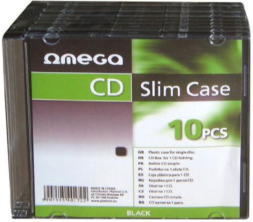 Omega Slimcase CD / DVD, 10 Stück von Omega