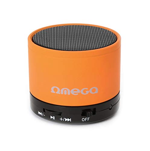 Platinet OG47O Tragbarer Stereo-Lautsprecher 3W Schwarz, Orange Tragbarer Lautsprecher - Tragbare Lautsprecher (2.0 Kanäle, 1-Weg, 3 W, Kabellos, 10 m, Tragbarer Stereo-Lautsprecher) von Omega