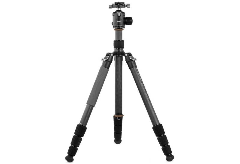 Omegon Omegon Pro 32mm Carbon-Dreibeinstativ inkl. Kugelkopf Kamerastativ von Omegon