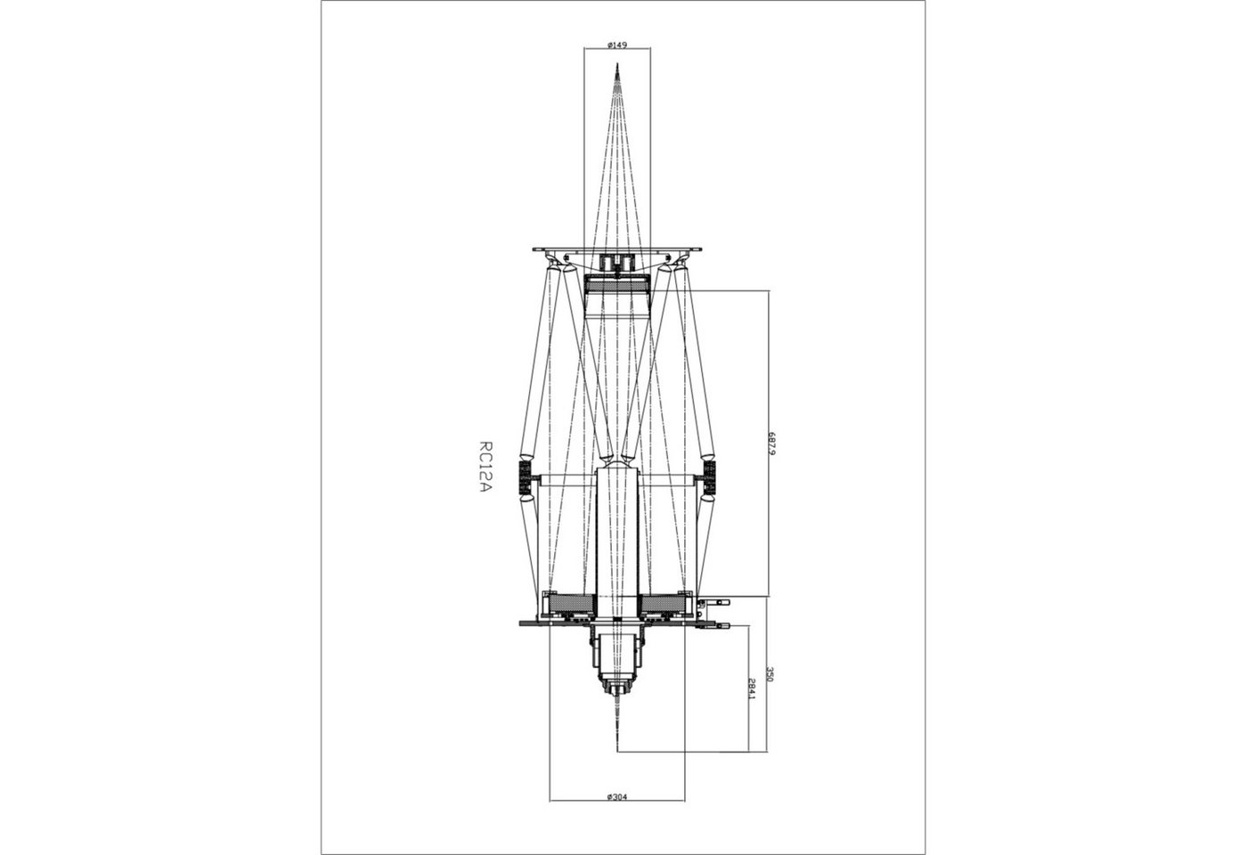 Omegon Teleskop Omegon Hauptspiegel 12'' F/8 Ritchey-Chrétien Spiegel Set Omegon Teleskop Omegon Hauptspiegel 12'' F/8 Ritchey-Chrétien Spiegel Set von Omegon