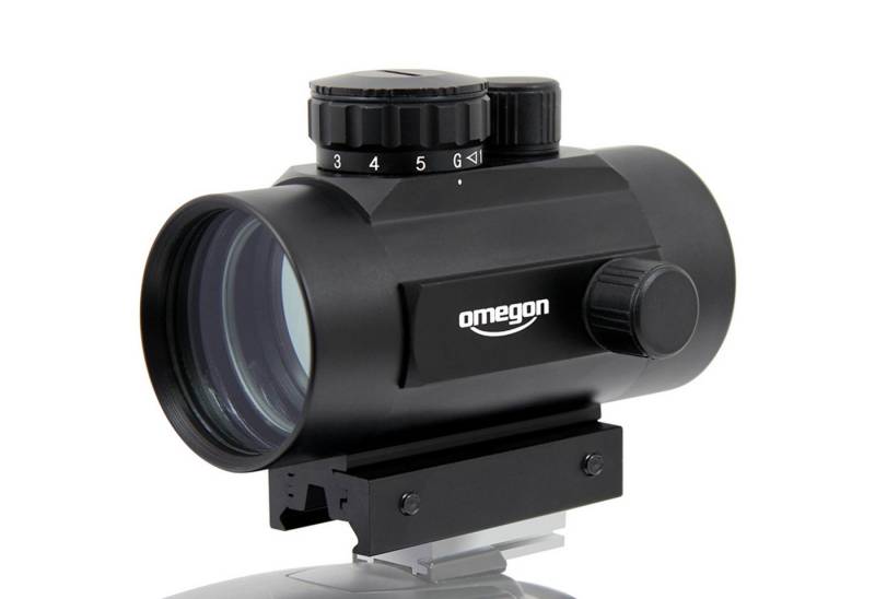 Omegon Teleskop Omegon Leuchtpunktsucher mit Blitzschuhadapter für DSLR von Omegon