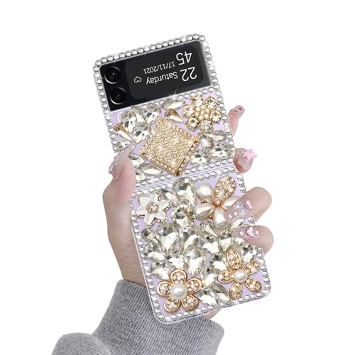 Omio Für Samsung Galaxy Z Flip 3 5G Hülle, 3D Handgemachte Sparkle Atemberaubende Steine Kristall Diamant Bling Glitzer Hard PC Handyhülle für Galaxy Z Flip 3 Frauen Mädchen Parfümflasche Omio Für Samsung Galaxy Z Flip 3 5G Hülle, 3D Handgemachte Sparkle Atemberaubende Steine Kristall Diamant Bling Glitzer Hard PC Handyhülle für Galaxy Z Flip 3 Frauen Mädchen Parfümflasche von Omio