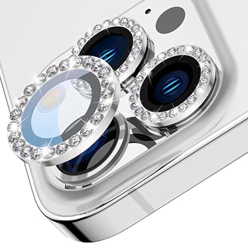 Omio Für iPhone 16 Pro Max Glitzer Kamera Objektivschutz für Frauen 9H gehärtetes Glas Kameraschutz Bling Diamant Kristall Metall Individuelle Ring Objektiv Dekoration Abdeckung für iPhone 16 Pro Omio Für iPhone 16 Pro Max Glitzer Kamera Objektivschutz für Frauen 9H gehärtetes Glas Kameraschutz Bling Diamant Kristall Metall Individuelle Ring Objektiv Dekoration Abdeckung für iPhone 16 Pro von Omio