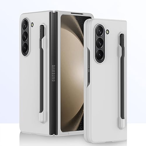 Omio Kompatibel mit Samsung Galaxy Z Fold 6 Hülle mit S-Stifthalter, Hautgefühl, matte Rückseite, hartes Polycarbonat, stoßfeste Hülle für Galaxy Z Fold 6, Herren, Damen, Mädchen, Weiß Omio Kompatibel mit Samsung Galaxy Z Fold 6 Hülle mit S-Stifthalter, Hautgefühl, matte Rückseite, hartes Polycarbonat, stoßfeste Hülle für Galaxy Z Fold 6, Herren, Damen, Mädchen, Weiß von Omio