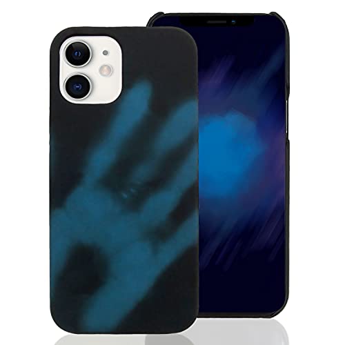Omio mit Thermo-Sensor, kreativ, Wärmeinduktion, fluoreszierend, Temperatursensor-Abdeckung für , ultradünn, kratzfest, stilvolle Farbwechsel-Schutzhülle für iPhone 11 von Omio