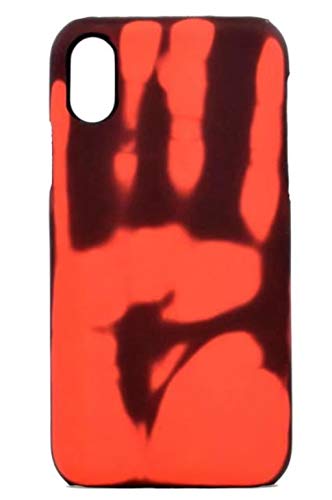 Omio mit Thermo-Sensor, kreativ, Wärmeinduktion, fluoreszierend, Temperatursensor-Abdeckung für , ultradünn, kratzfest, stilvolle Farbwechsel-Schutzhülle für iPhone XR von Omio