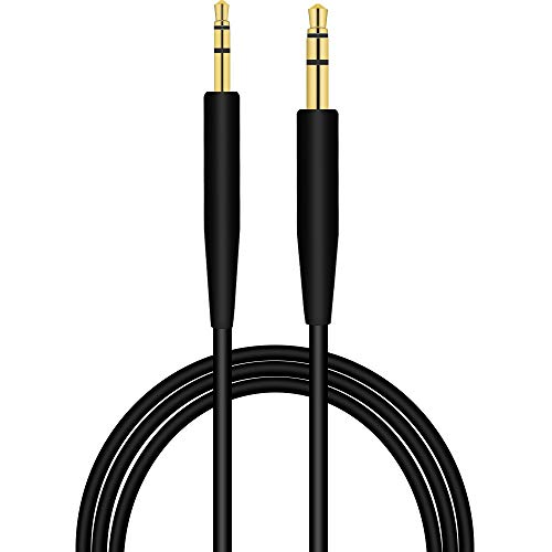 Omivine 3,5 mm - 2,5 mm Aux Kabel, Bose Kopfhörerkabel, Ersatz Männlicher Stereokabel, Kopfhörer Audiokabel kompatibel mit Bose QC 35 / QC35 II / QC25 / OE2, JBL E45BT E55BT E65BTNC-1,5 m / 5 ft von Omivine