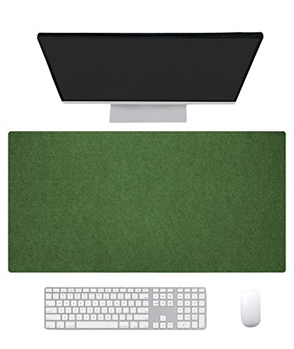 Ommda Wasserdichte Office Mauspad Filz Multifunktionales Schreibtischunterlage Mouse Pad Anti Rutsch Abwischbar Groß für Büro und Zuhause Essiggurke,80x40cm von Ommda