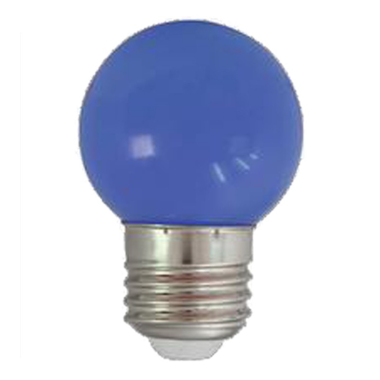 LED-Leuchtmittel - G45 - E27 - 1W - Kugellampe - Blau von Omnilux