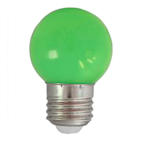 LED-Leuchtmittel - G45 - E27 - 1W - Kugellampe - Grün LED-Leuchtmittel - G45 - E27 - 1W - Kugellampe - Grün von Omnilux